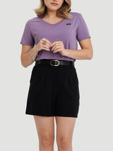 Essential 2.0 Ponte Pleated Dress Short - Black