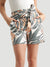 Naïa™ High-Waisted Shorts with Belt - Happy Hour