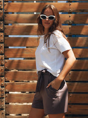 Short taille haute avec ceinture Naïa™ - Soulmate