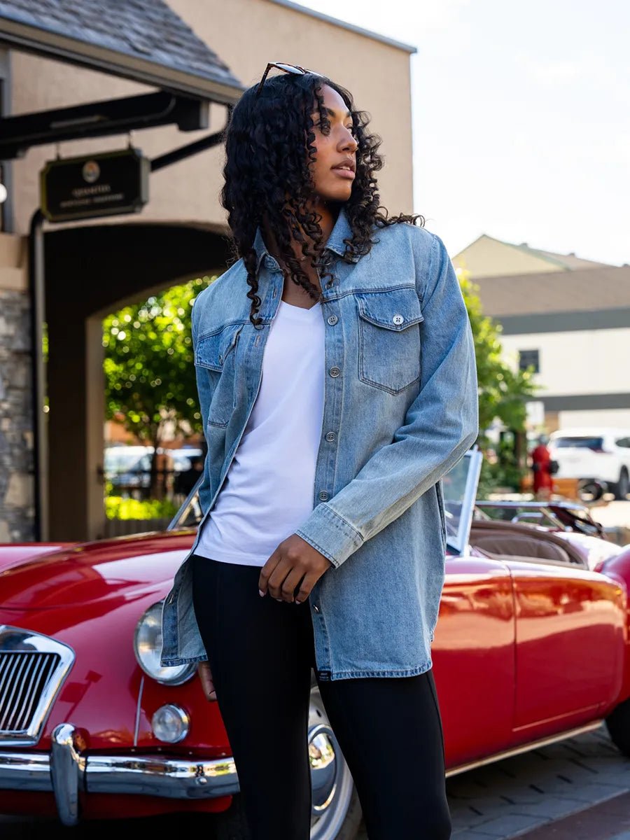 La modèle porte la taille S | The model is wearing size S