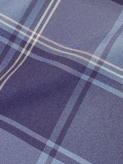 Surchemise infroissable avec poche appliquée - Carreaux indigo