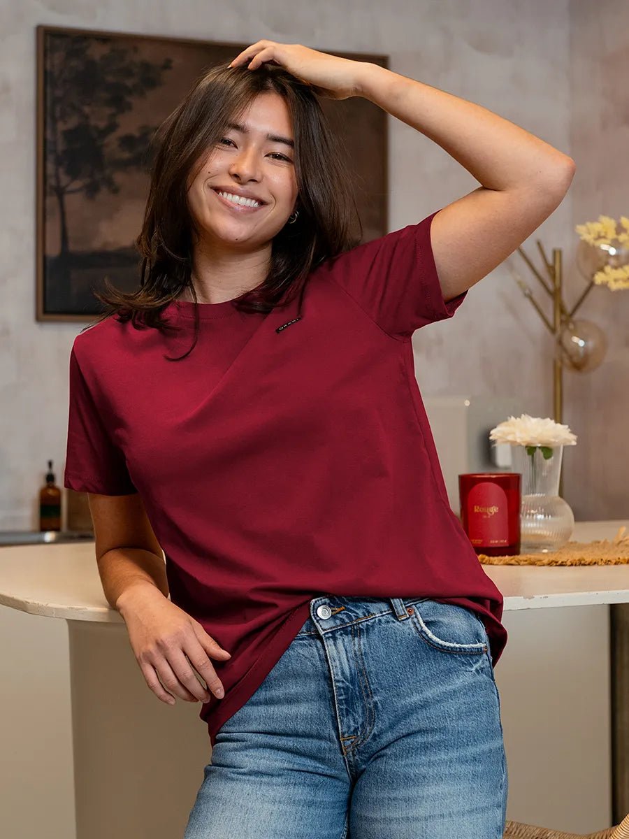 Julie porte la taille S | Julie is wearing size S