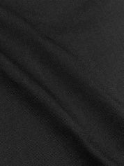 T-Shirt basic col rond Jersey Fluide - Noir