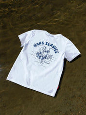 T-shirt basic imprimé Jersey fluide - Hors service