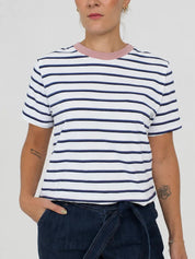 T-shirt Basic Jersey AirTouch - Rayures lumi