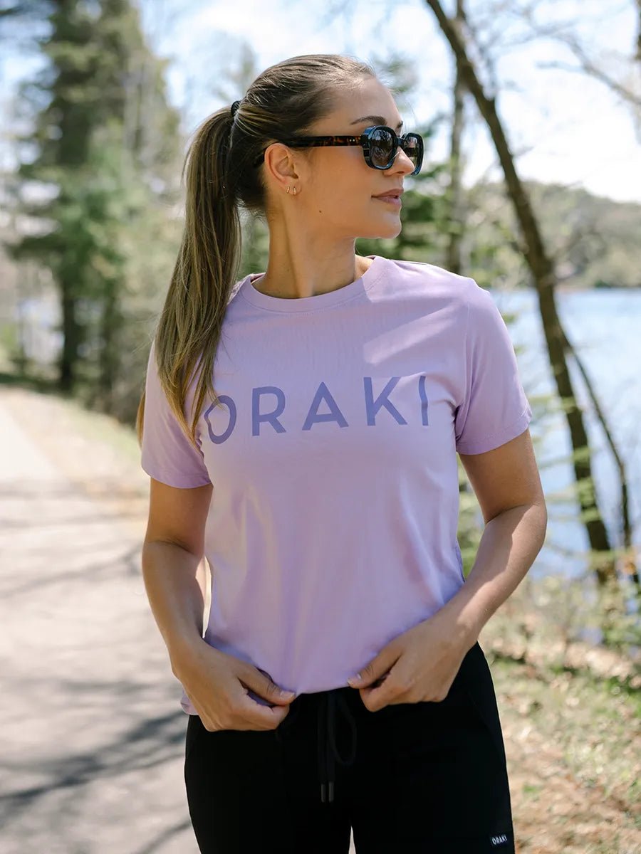 T-shirt Basic Jersey fluide - Lavande
