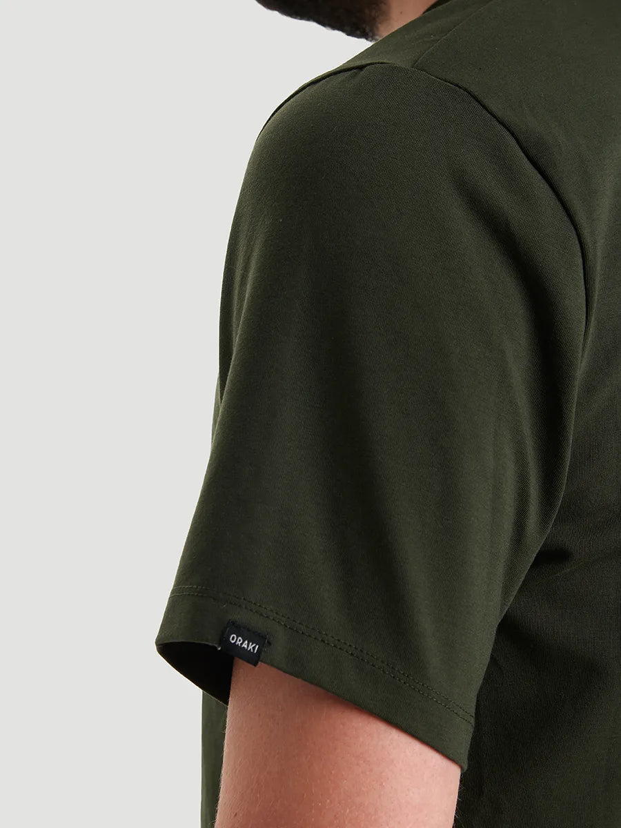 T-Shirt classique Homme Jersey Stretch - Boisé