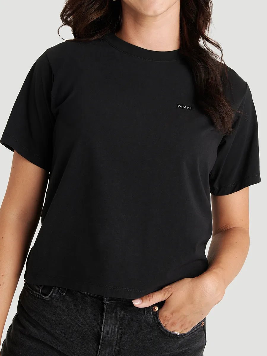T-shirt everyday Jersey fluide - Noir