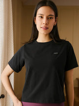 T-shirt Everyday Jersey fluide - Noir