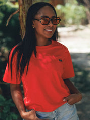 T-shirt Everyday Jersey fluide - Rouge poppy