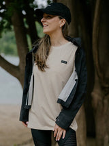 Oversized T-Shirt - Heather Beige