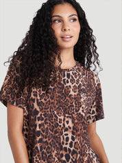 T-shirt tout - aller SoftTouch - Léopard foncé