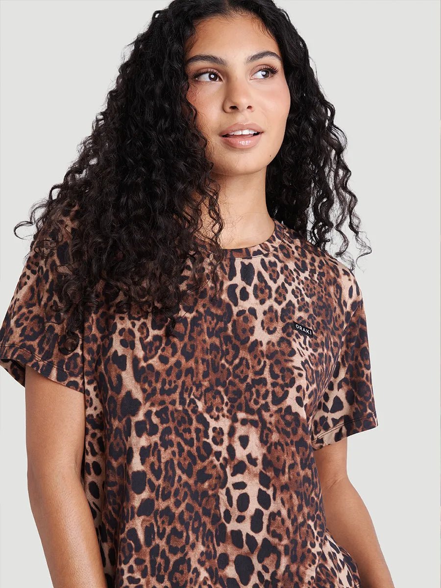 T-shirt tout - aller SoftTouch - Léopard foncé