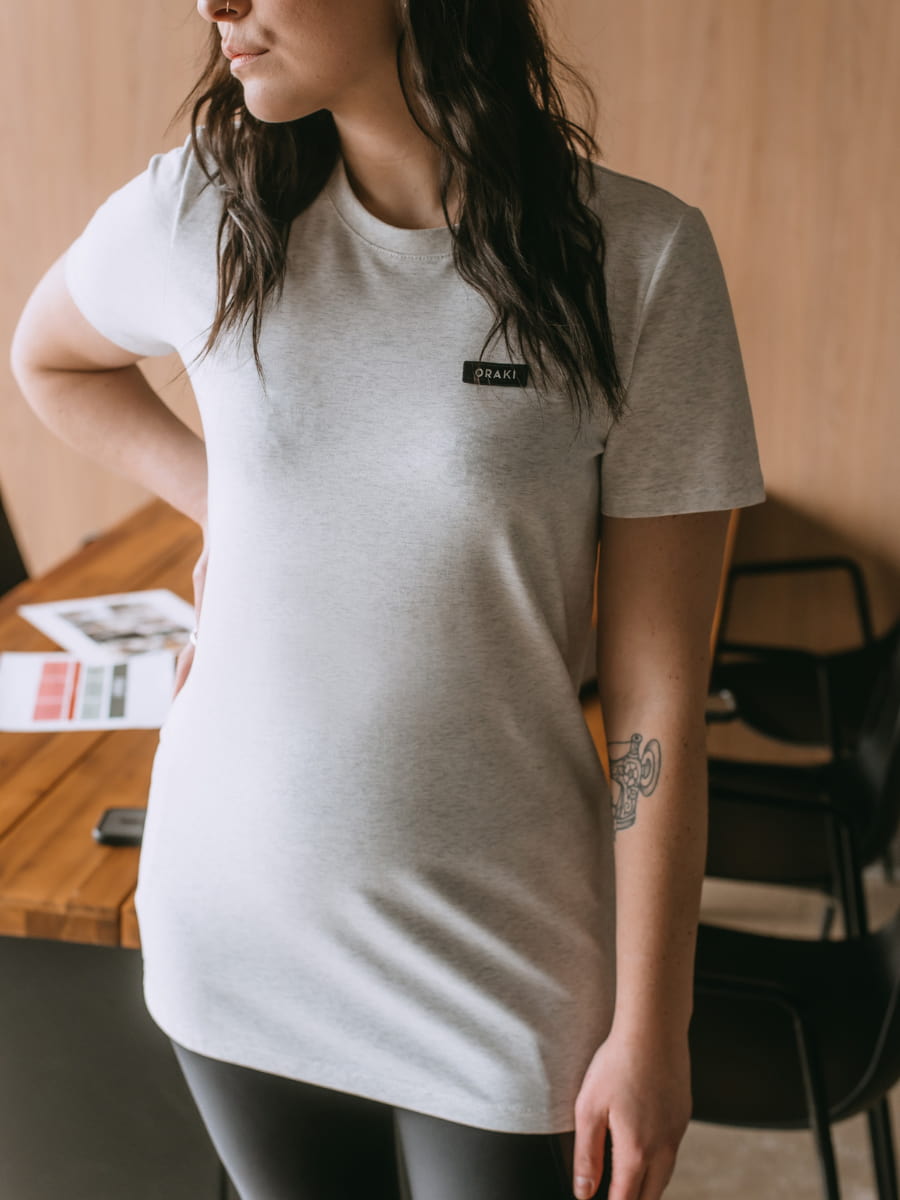 Élodie porte la taille S | Élodie is wearing size S