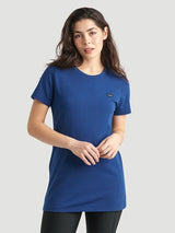T-shirt tunique col rond Jersey Stretch - Nautique