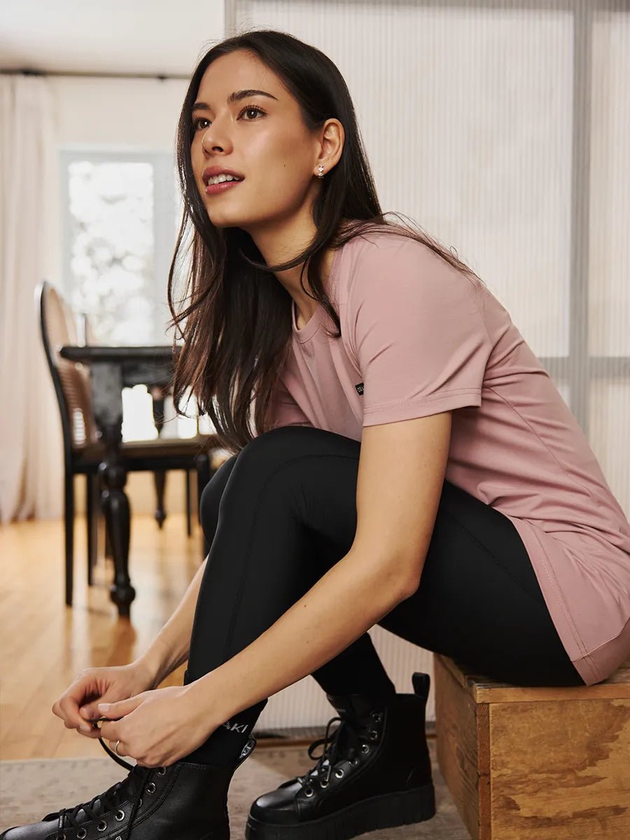 Suyan porte la taille S | Suyan is wearing size S