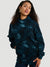 Hooded Loose Sponge Tunic - Tempête Florale