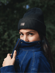 Tuque côtelé Héritage - Noir