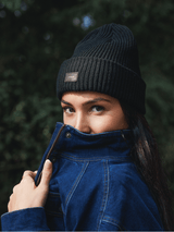 Tuque côtelé Héritage - Noir