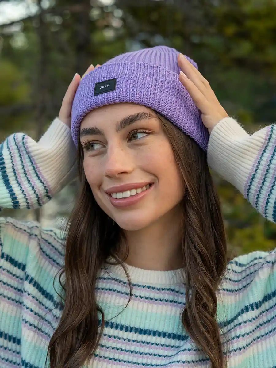 Tuque en tricot côtelé - Melrose