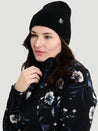 Tuque en tricot gaufré - Noir