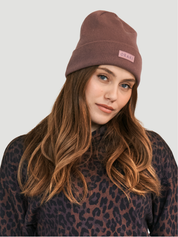 Tuque uni - Sépia