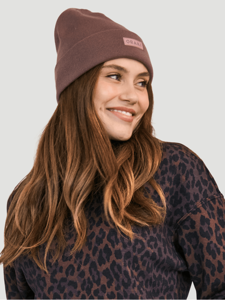 Tuque uni - Sépia