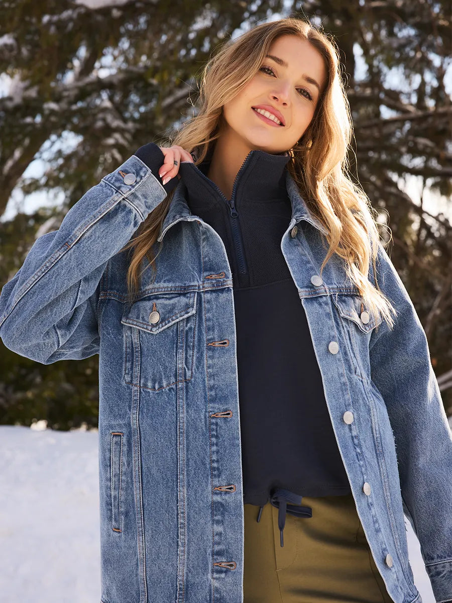 Laurence porte la taille S | Laurence is wearing size S