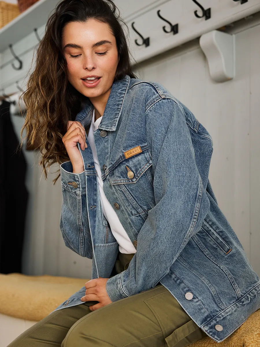 Camille porte la taille S | Camille is wearing size S