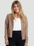 Chic Bomber Jacket - Sand