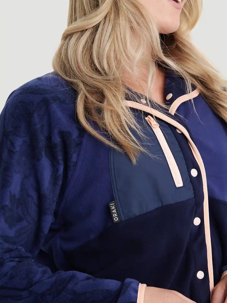Veste polaire avec biais contrastants Auréale - Tonic