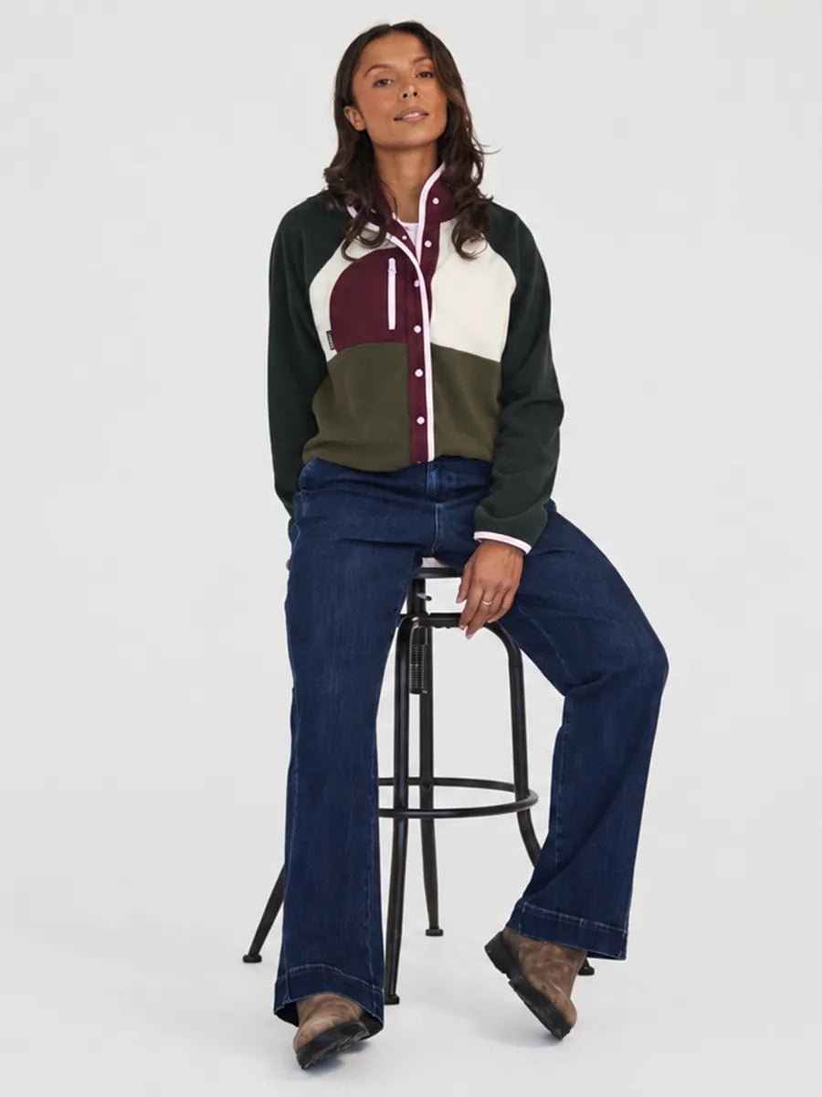 Veste polaire Héritage avec biais contrastants Auréale - Tonic nature