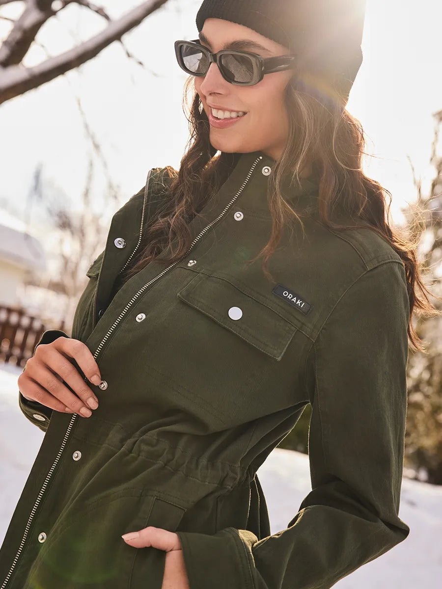 Camille porte la taille S | Camille is wearing size S