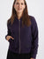 Chic Bomber Jacket - Dark Berry