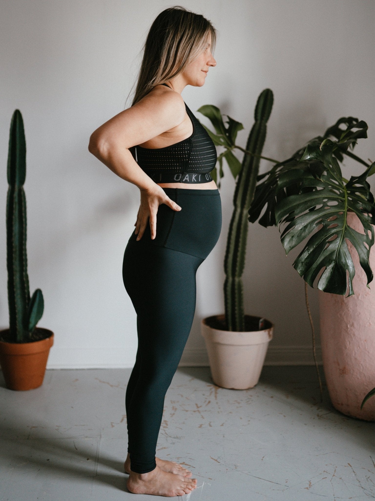 Maternity Charcoal Soft Touch Jersey Leggings