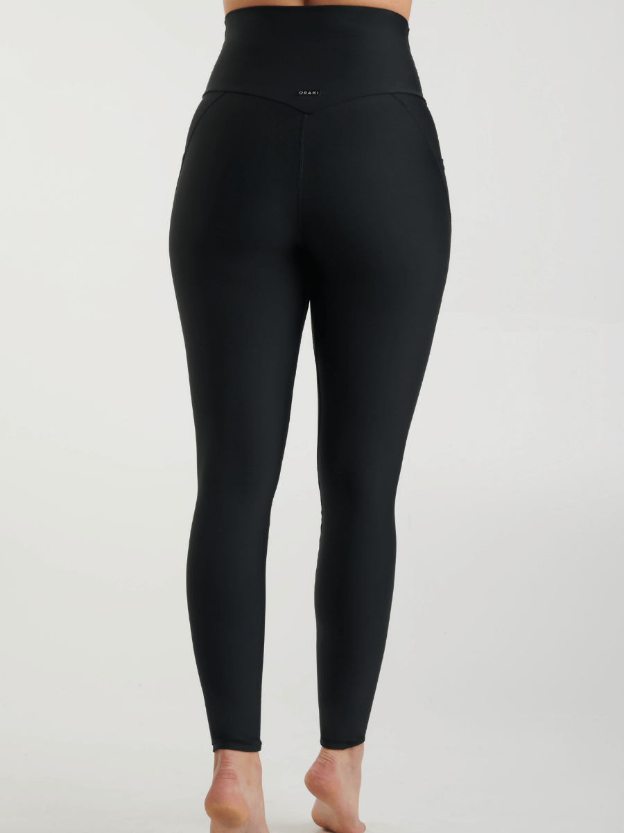 Legging Apex Ultra Taille Haute avec Poches Ecomove - Noir