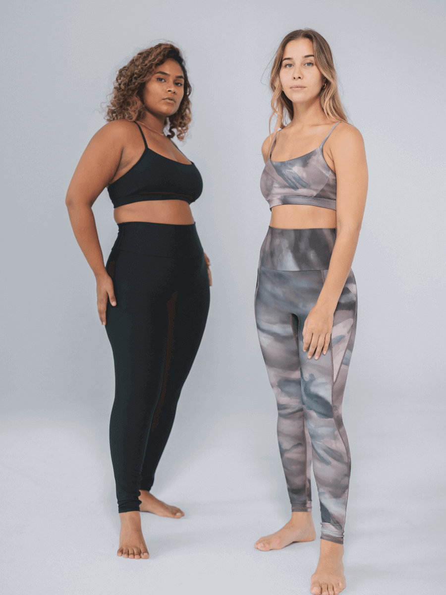 Lululemon Black/Gray Ombre High Waisted Leggings- Size 4 (Inseam 31.5 –  The Saved Collection