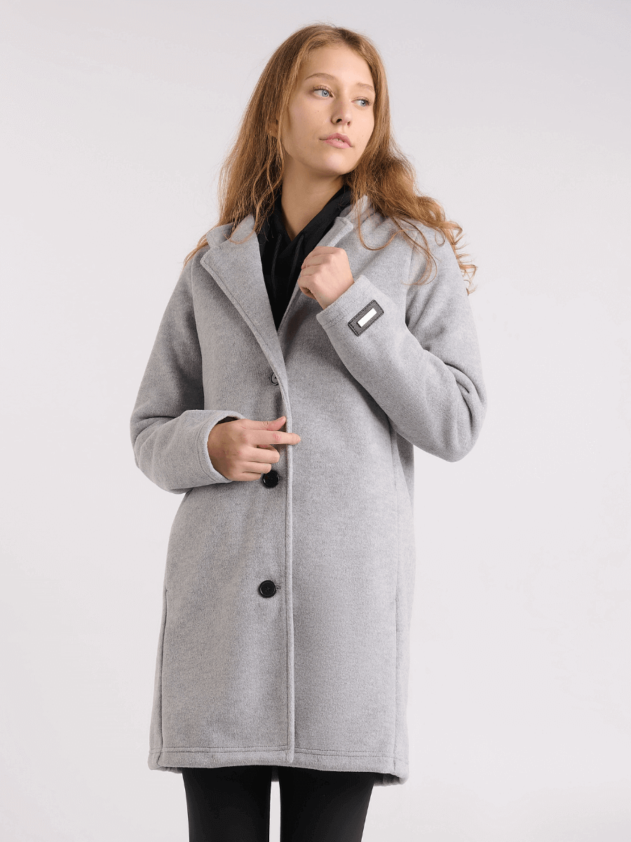 Manteau chiné femme hot sale