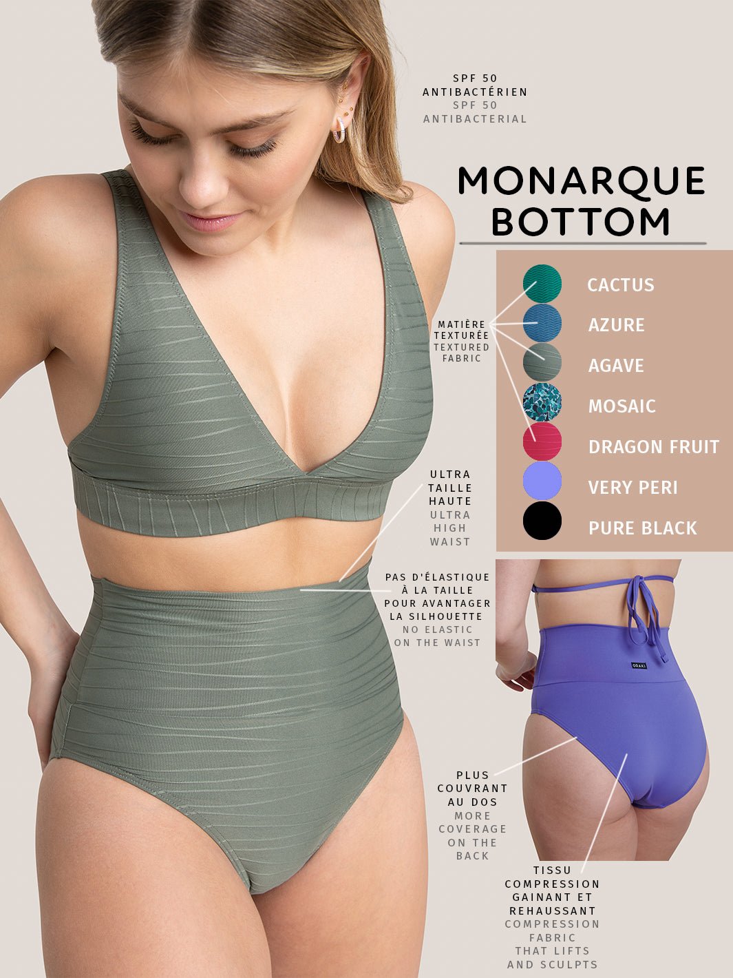 Monarque Bottom - Azure